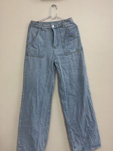 Korean Wide Leg Jeans