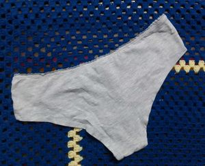 Combo of Light Blue Lace Trim Briefs