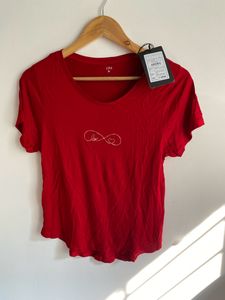 Tomato Red T-shirt For Women