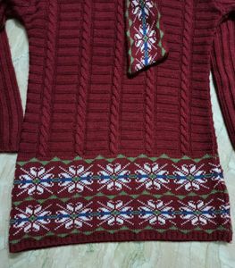 Stylish Cable Knit Sweater