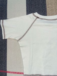 Cream Heart Graphic T-Shirt