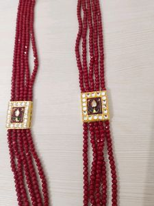 Beautiful Maala Set With Earrings