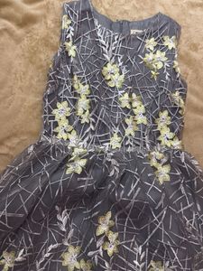 Sleeveless fit-and-flare party dress