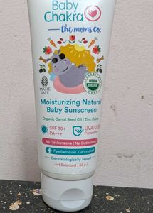 Baby Chakra the Moms Co Sunscreen.