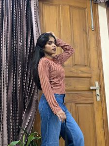 Striped Long Sleeve Top