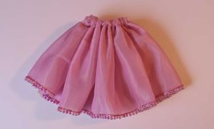 Pink Beaded Ethnic Skirt