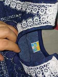 denim Legi frock