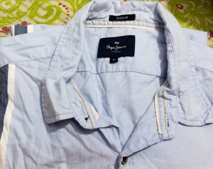 Men's Light Blue Pepe Jeans Shirt