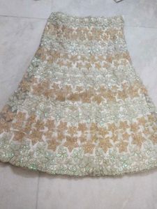 Bridal Lahenga Light Green Colour