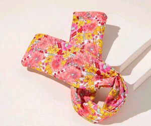 Floral Hair Bun Maker Tool pack of 4