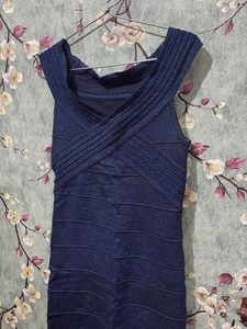 navy blue party hot dress