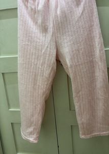 Cozy Pink Striped Pajama Pants
