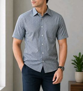 Men's Classic Gingham Check Shirt