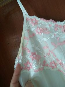 Ivory Satin Bridal Nightwear Set