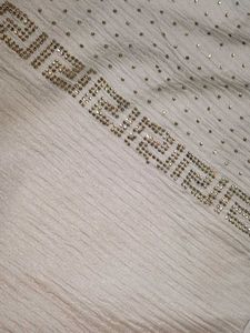 Embellished Cream Dupatta