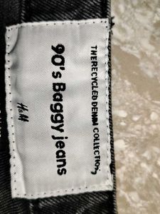 Women's Grey Wide-Leg Jeans