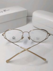 Stylish Gold Frame Eyeglasses