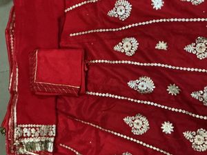 Red Embroidered Lehenga Choli