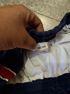 Vintage Navy &amp; Red Track Pants