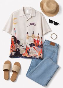 Unique Graphic Print Shirt