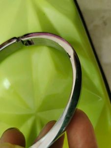 Chrome Plated Hinged Bracelet