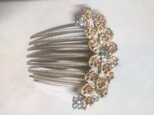 Sparkling Rhinestone Hair Combs (Set of 2)