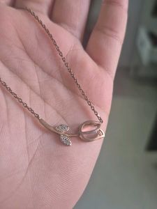 give silver necklace