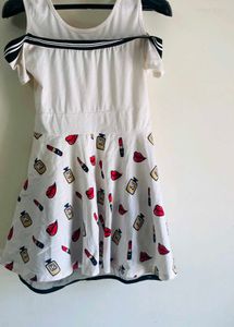 Fun Print Cute Mini' Dress