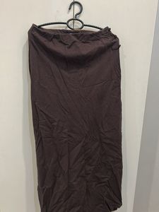 Mango Dark Brown Maxi Skirt