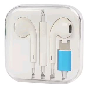 Type C Wired Earphones with Mic (1 Pcs.)