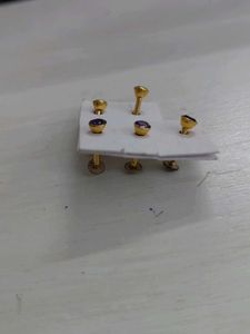 Stud Purple Earrings (Set of 5)