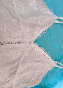 Elegant White Lace Bodysuit