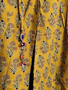 Stylish Yellow Printed Palazzo Pants