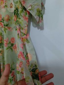 Floral Chiffon Maxi Dress