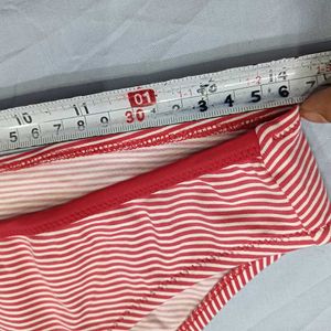 Red and 😍White Striped Panty