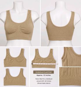 Comfortable seamless sports bra