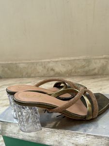 Elegant Heels with Embellished Straps
