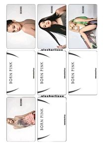 BLACKPINK BORN PINK laminated Photocards set of 4