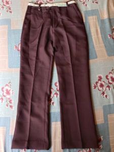 Classic Maroon Trousers (Straight fit)