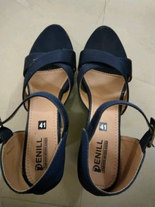 Blue High Heels