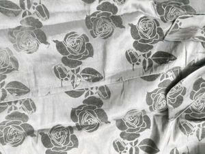 black floral velvet printed dress 👗