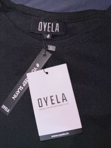 OYELA Black Basic Top with Tags