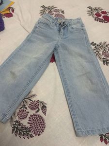 Light Wash Wide Leg Jeans