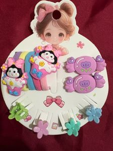 Cute Cartoon Hair Accessories Set