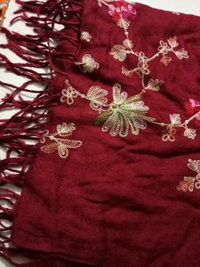 Marron Red Scarf