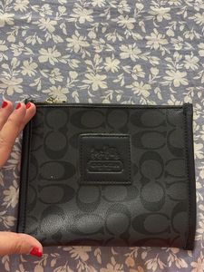 Coach Signature Print Pouch