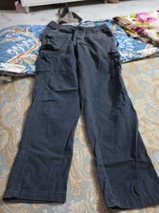 kids Dark Blue Cargo Pants