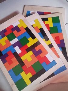 Wooden Intelligence Puzzle 4 nos