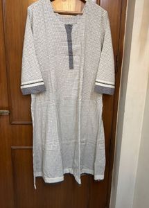 Anarkali Checkered Kurta