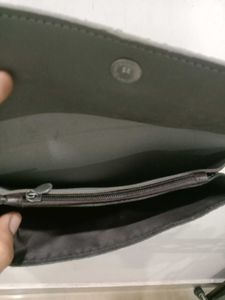 Chic Bow Accent Wallet with Pom-Pom Charm